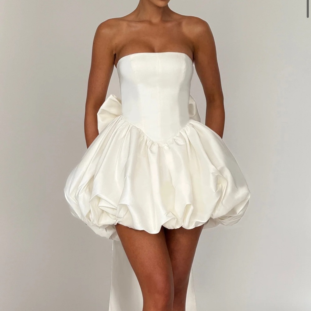 Lotus Mini Dress IVORY
